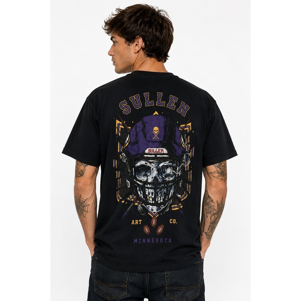 Sullen Art Greenbay Packers Minnesota Streetwear Shirt NFL Small New T20 Y2K